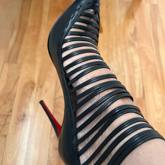 Christian Louboutin Gortik 100 leather heels - Picture 6 of 8